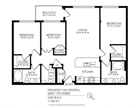 a floor plan of a house with an open floor plan